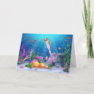 Mermaid card