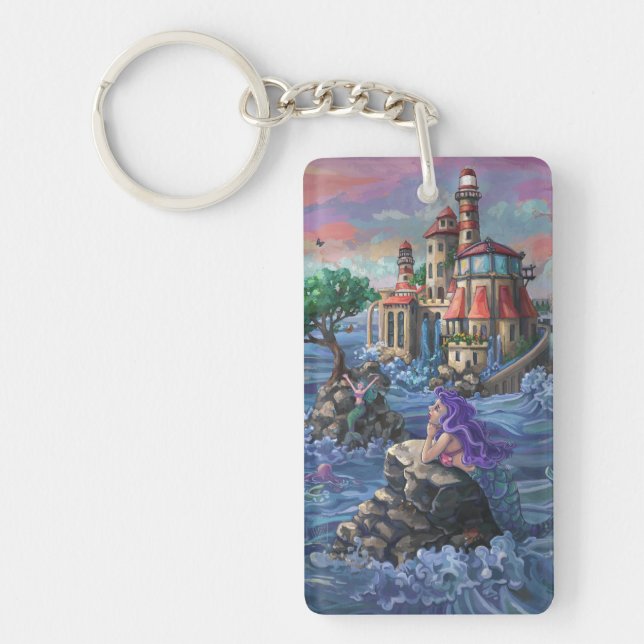 Mermaid Castle Key Ring (Front)