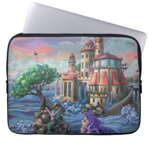Mermaid Castle Laptop Sleeve
