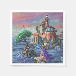 Mermaid Castle Napkin