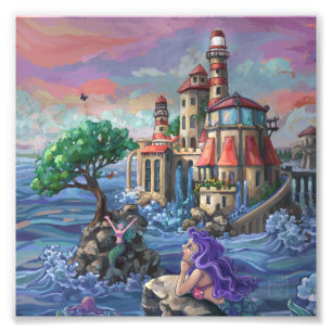 Mermaid Castle Photo Print