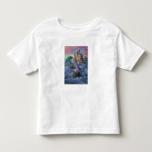Mermaid Castle Toddler T-Shirt (Front)