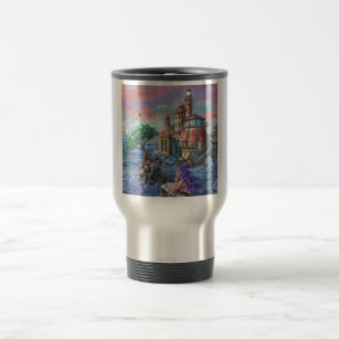 Mermaid Castle Travel Mug