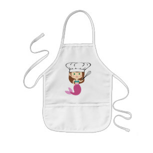 Mermaid Chef Kids Apron