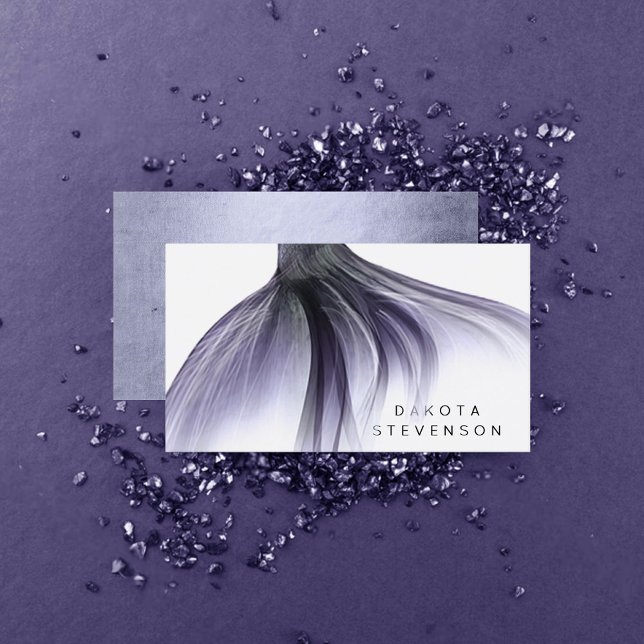 Mermaid Chic Tail | Dusty Lavender Purple Branding Business Card (Creator Uploaded)
