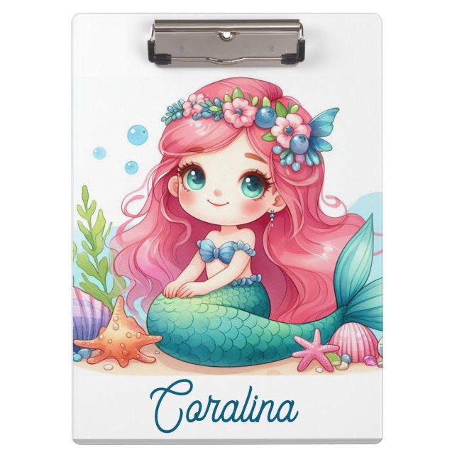 Mermaid clipboard (Front)
