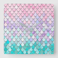 Mermaid Clock, Girls Bedroom Decor