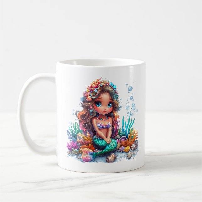 Mermaid Coffee Mug (Left)