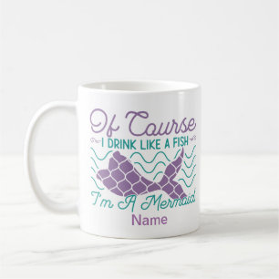 Mermaid Coffee Mug, Funny Coffee Mug