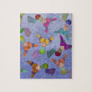 Mermaid Collage Jigsaw Puzzle