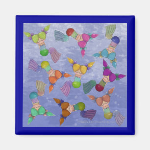 Mermaid Collage Magnet