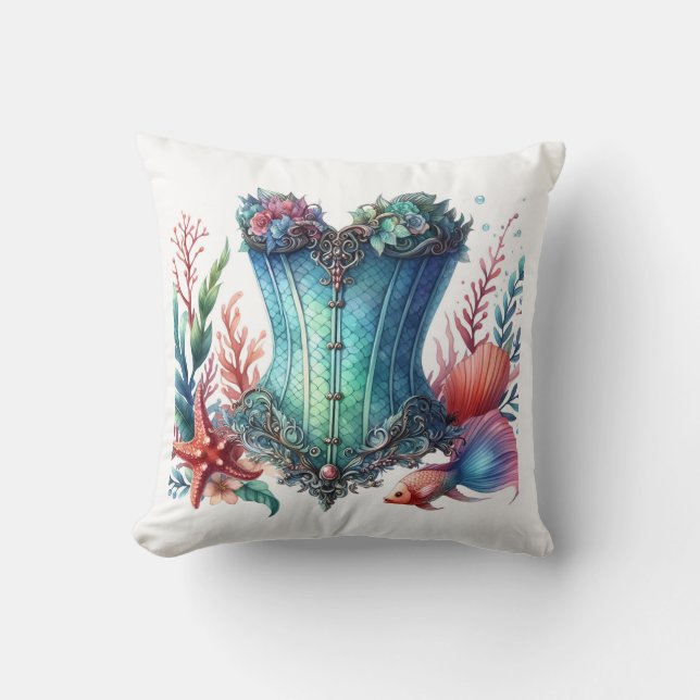 mermaid corset cushion (Front)