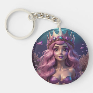 Mermaid Crown Key Ring