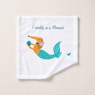 Mermaid Dachshund Wash Cloth