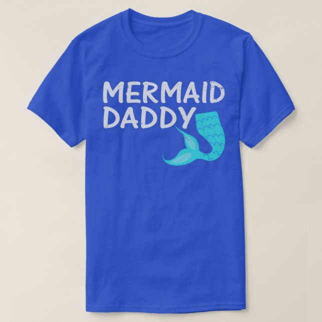 Mermaid Daddy Shirt Men Merdad Gift (Design Front)