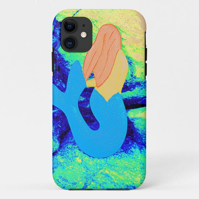 mermaid design Case-Mate iPhone case (Back)