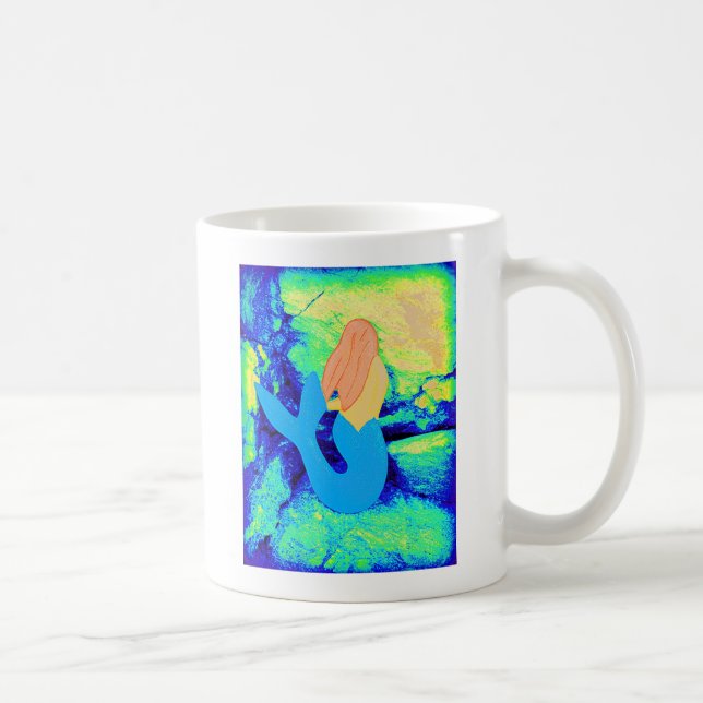 mermaid design coffee mug (Right)