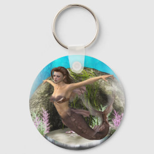 Mermaid Diva Key Ring