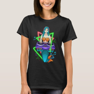 Mermaid DJ Party EDM Festival Electronic Dance Clu T-Shirt