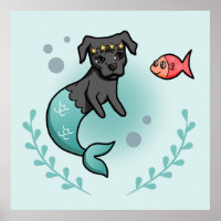 Mermaid Dog MerDog Cute Nursery Room