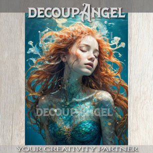 Mermaid Dream - Decoupage - Tissue Paper