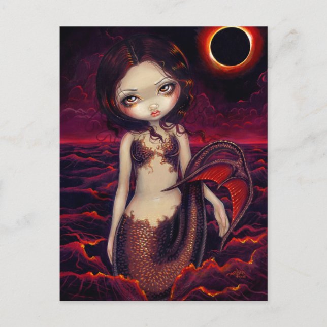 "Mermaid Eclipse" Postcard (Front)