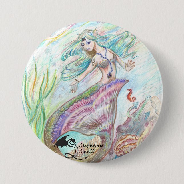 Mermaid Elf Pin (Front)