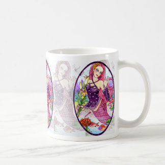 Mermaid Fairy Tea Coffee Mug by Ann Howard