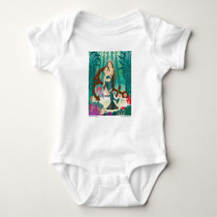 Mermaid Family (brunettes) Baby Bodysuit