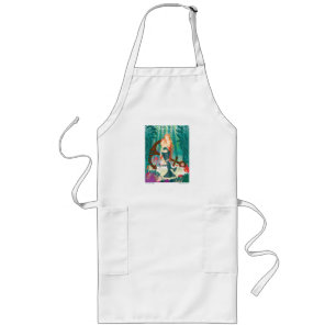 Mermaid Family (redheads) Long Apron