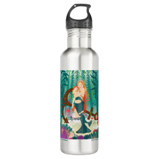 Mermaid Family (redheads) Water Bottle