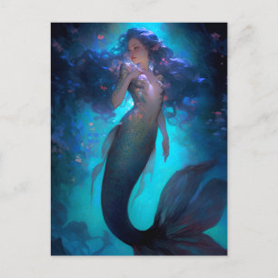 Mermaid Fantasy Art Postcard