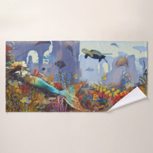 Mermaid Fantasy Bath Towel