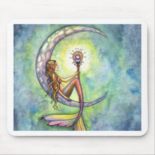 Mermaid Fantasy Fairy Art by Molly Harrison Mouse Pad