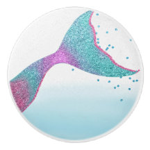 Mermaid Fin Decorative Knob for Dresser