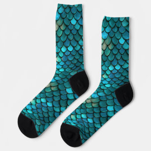 Mermaid Fish Scale Socks