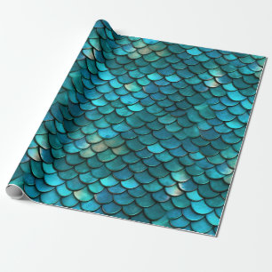 Mermaid Fish Scale Wrapping Paper