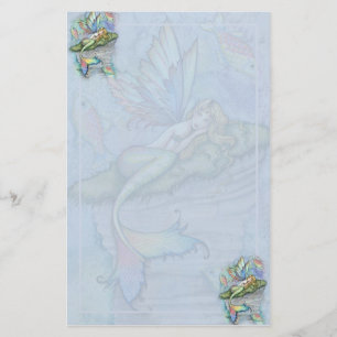 Mermaid Fish Stationary by Molly Harrison Stationery