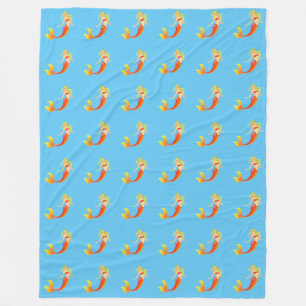 Mermaid  fleece blanket