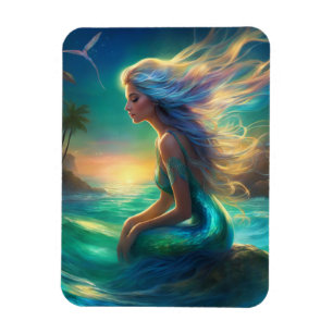 Mermaid Flexible Photo Magnet