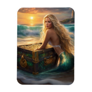 Mermaid Flexible Photo Magnet