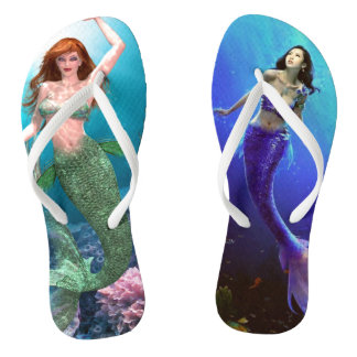 Mermaid Flip Flops