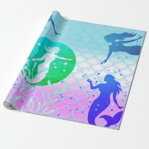 Mermaid for any day wrapping paper