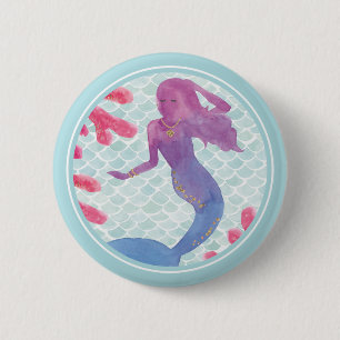 Mermaid Friends I 6 Cm Round Badge