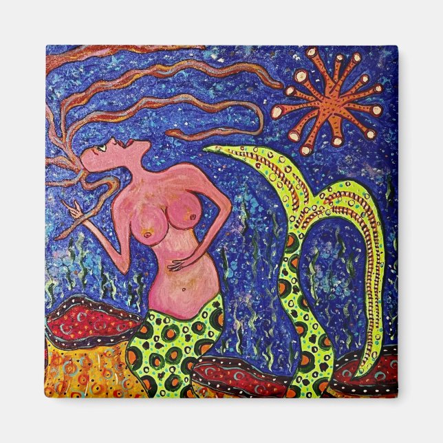 Mermaid Fun Magnet (Front)