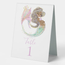 Mermaid Future Mum Baby Shower. Under The Sea. Tab