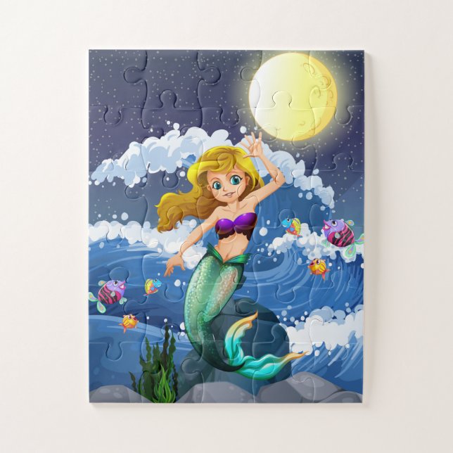 Mermaid Game Puzzle (Vertical)