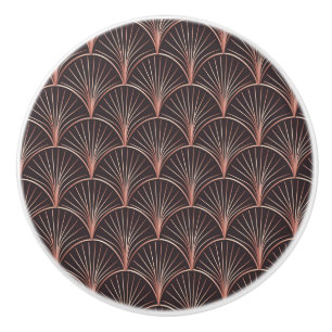 Mermaid/Geometric Design Ceramic Knob