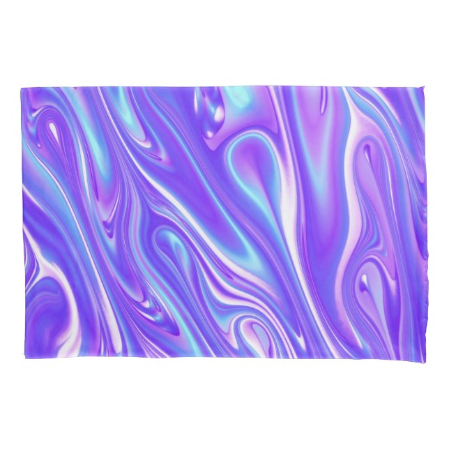 Mermaid Giggles Abstract Pillowcase (Front)