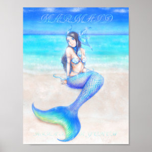 Mermaid - Girl's Dream - Poster
